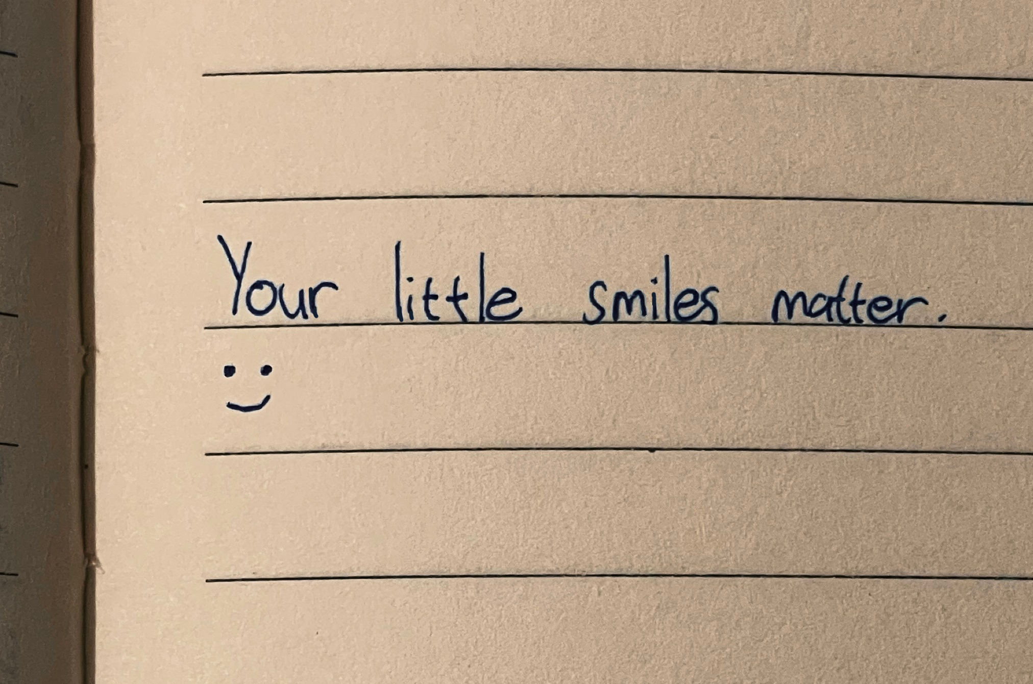 Yes, your little smiles matter.