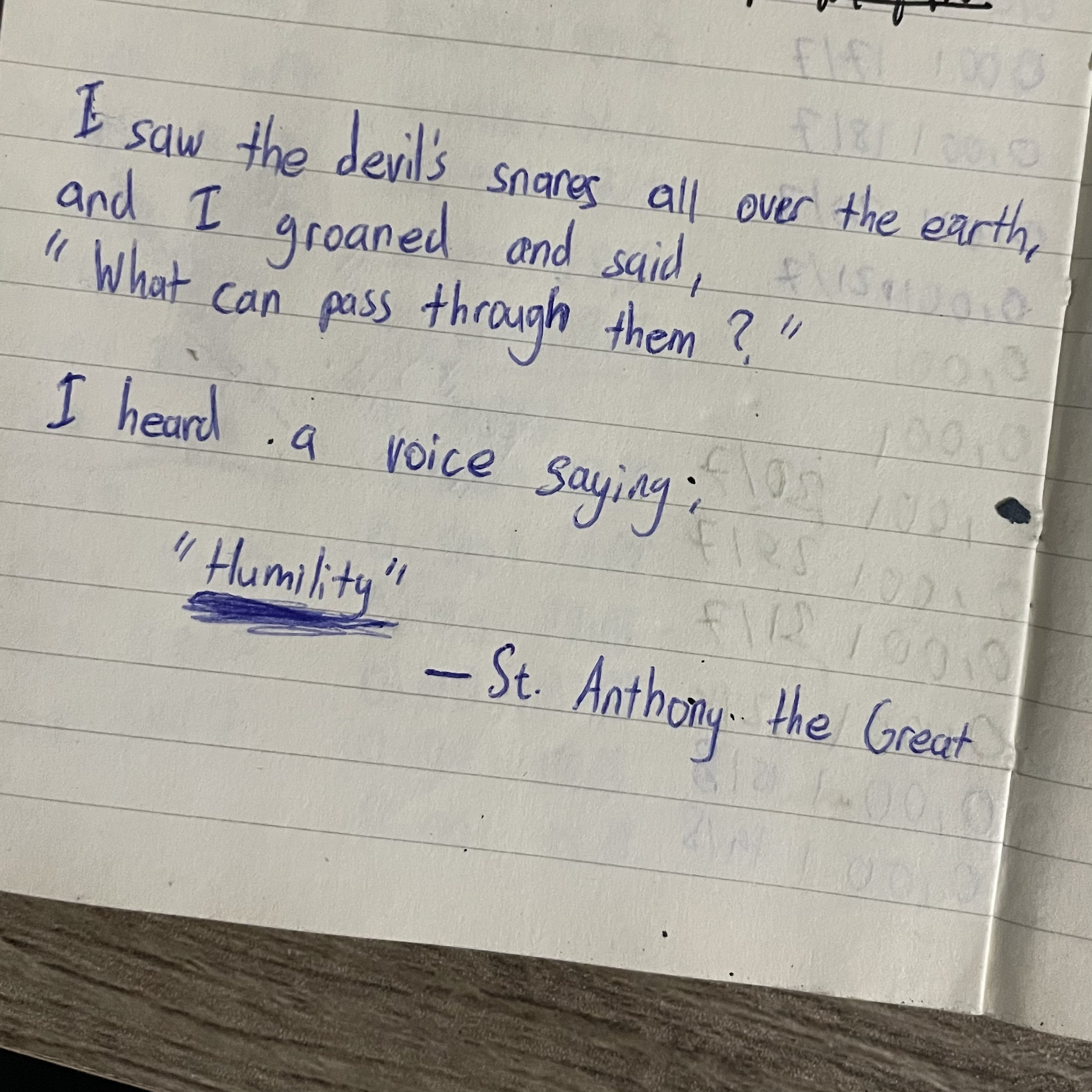 EPJ #1: Humility is the Foundation for Beauty