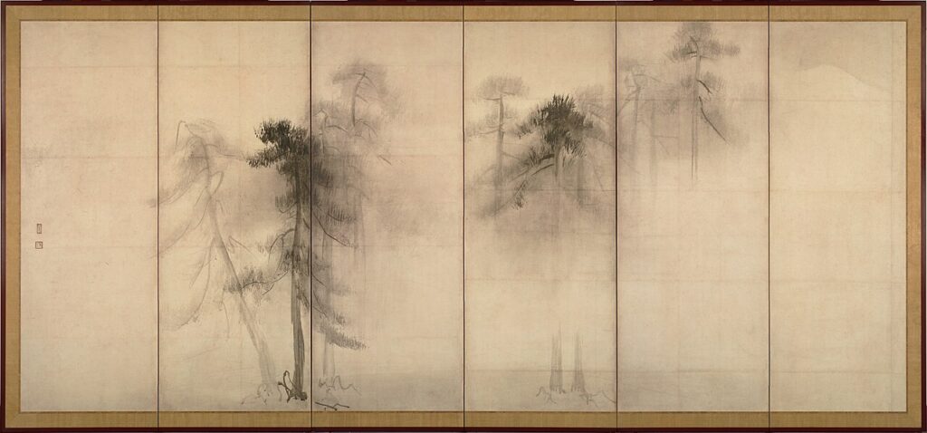 Pine Trees by Hasegawa Tohaku